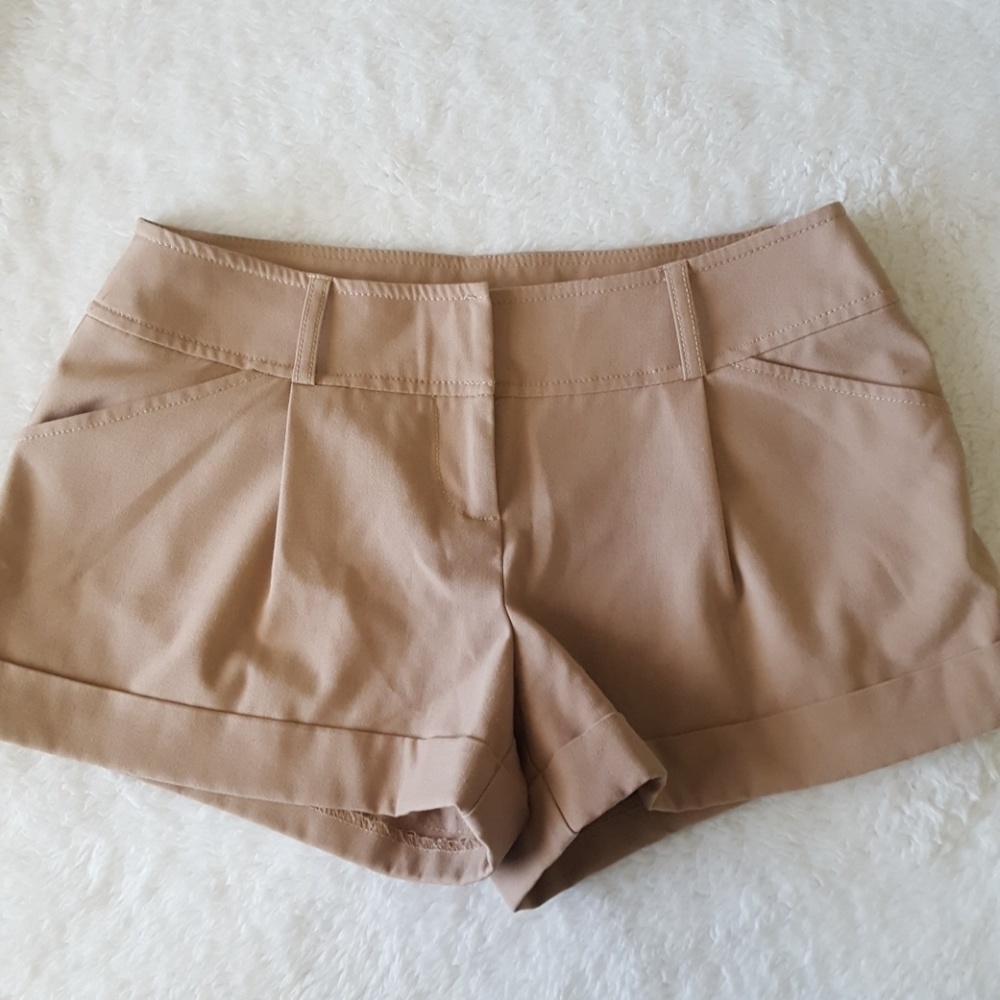 Love Culture Khaki dress shorts